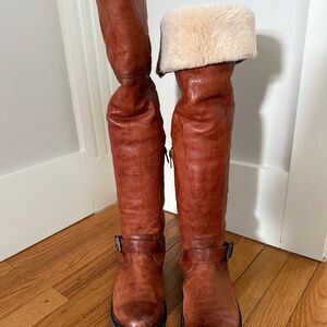 Frye Valerie Shearling Over the Knee or Fold Down